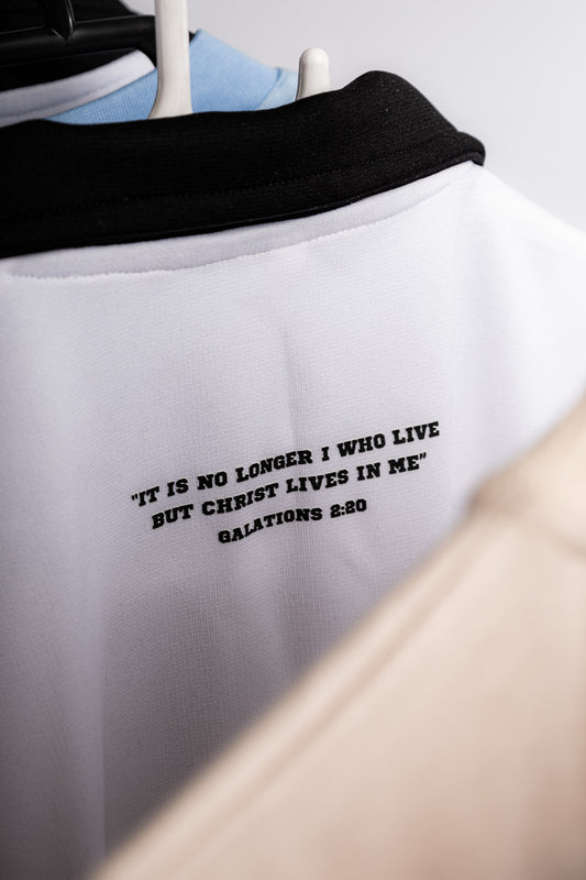 Collar Shirt + Custom Scripture